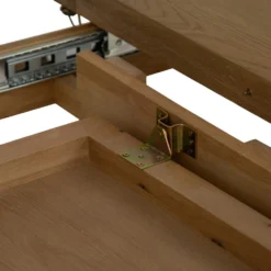 Wessex Smoked Oak 2.0m Extending Cross Leg Dining Table -Furniture Specialty Store ho 20bet 11