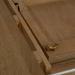 Wessex Smoked Oak 2.0m Extending Cross Leg Dining Table -Furniture Specialty Store ho 20bet 13