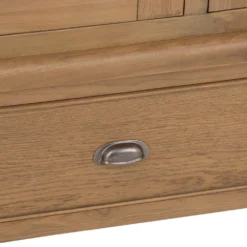 Wessex Smoked Oak 3 Door Wardrobe -Furniture Specialty Store ho 3dr9