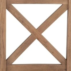 Wessex Smoked Oak Cross Back Dining Chair With Natural Check Seat -Furniture Specialty Store ho cbcf n 9