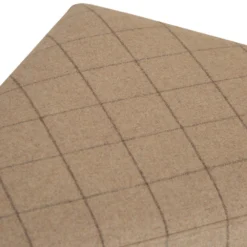 Wessex Smoked Oak Corner Hall Bench With Wicker Basket -Furniture Specialty Store ho chb co7