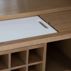 Wessex Smoked Oak Extra Large Tall Drinks Cabinet -Furniture Specialty Store ho dc co6