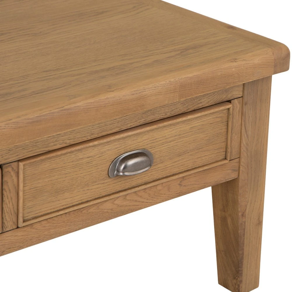 Wessex Smoked Oak Large Coffee Table 8 Wessex Smoked Oak Large Coffee Table - Image 8