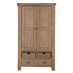 Wessex Smoked Oak Large Larder Unit -Furniture Specialty Store ho llu co17