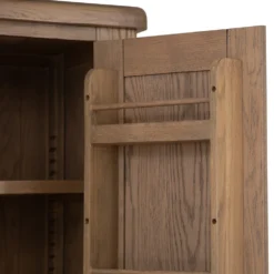 Wessex Smoked Oak Large Larder Unit -Furniture Specialty Store ho llu co5