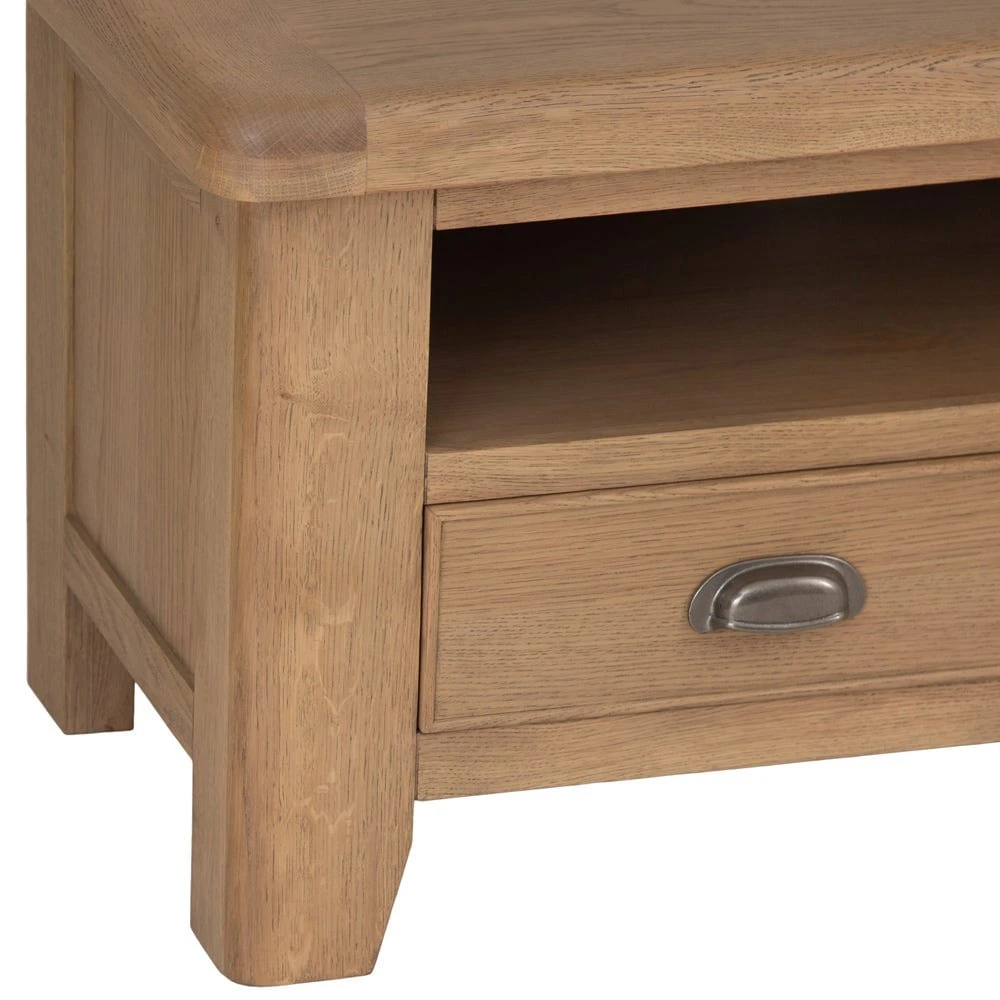 Wessex Smoked Oak Large TV Unit 6 Wessex Smoked Oak Large TV Unit - Image 6