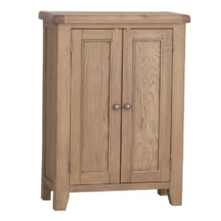 Wessex Smoked Oak Shoe Cupboard -Furniture Specialty Store ho shc co1