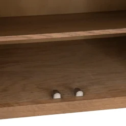 Wessex Smoked Oak Shoe Cupboard -Furniture Specialty Store ho shc co4