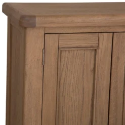 Wessex Smoked Oak Shoe Cupboard -Furniture Specialty Store ho shc co6