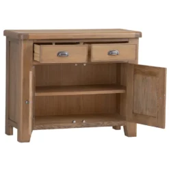 Wessex Smoked Oak Small 2 Drawer 2 Door Sideboard -Furniture Specialty Store ho sts 2