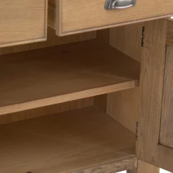 Wessex Smoked Oak Small 2 Drawer 2 Door Sideboard -Furniture Specialty Store ho sts 4