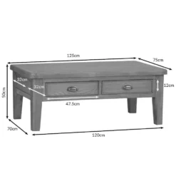 Wessex Smoked Oak Large Coffee Table 23 Wessex Smoked Oak Large Coffee Table -Furniture Specialty Store holct