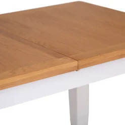 Hampshire White Painted Oak Small Extending Dining Table -Furniture Specialty Store hp 14bet w 5 1