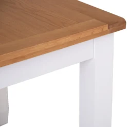Hampshire White Painted Oak Small Extending Dining Table -Furniture Specialty Store hp 14bet w 7 1