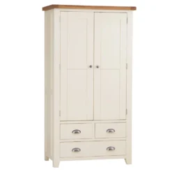 Hampshire Ivory Painted Oak Large Larder Unit -Furniture Specialty Store hp llu c ls 1