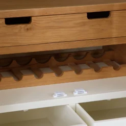 Hampshire Ivory Painted Oak Large Larder Unit -Furniture Specialty Store hp llu c ls 8