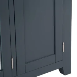 Hampshire Blue Painted Oak Triple Wardrobe With Mirror -Furniture Specialty Store hp twr b 13