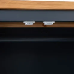 Hampshire Blue Painted Oak Triple Wardrobe With Mirror -Furniture Specialty Store hp twr b 5