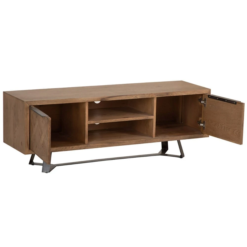 Industrial Oak Large TV Unit 3 Industrial Oak Large TV Unit - Image 3
