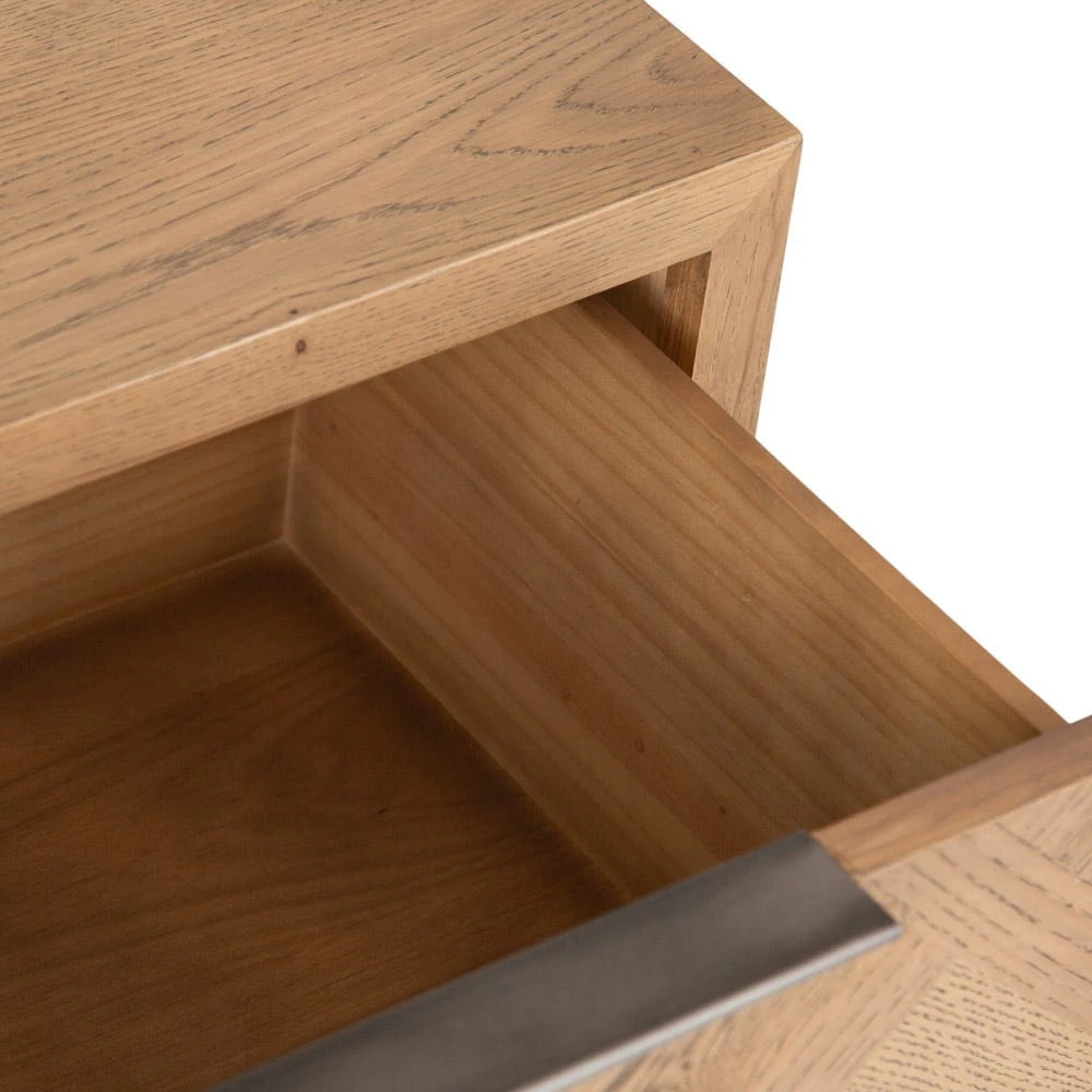 Industrial Oak Large Lamp Table 9 Industrial Oak Large Lamp Table - Image 9