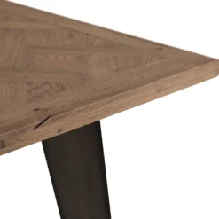 Industrial Oak 1.4m Fixed Top Dining Table -Furniture Specialty Store ibia 107
