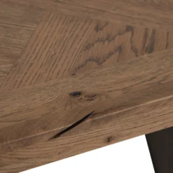 Industrial Oak 1.4m Fixed Top Dining Table -Furniture Specialty Store ibia 109