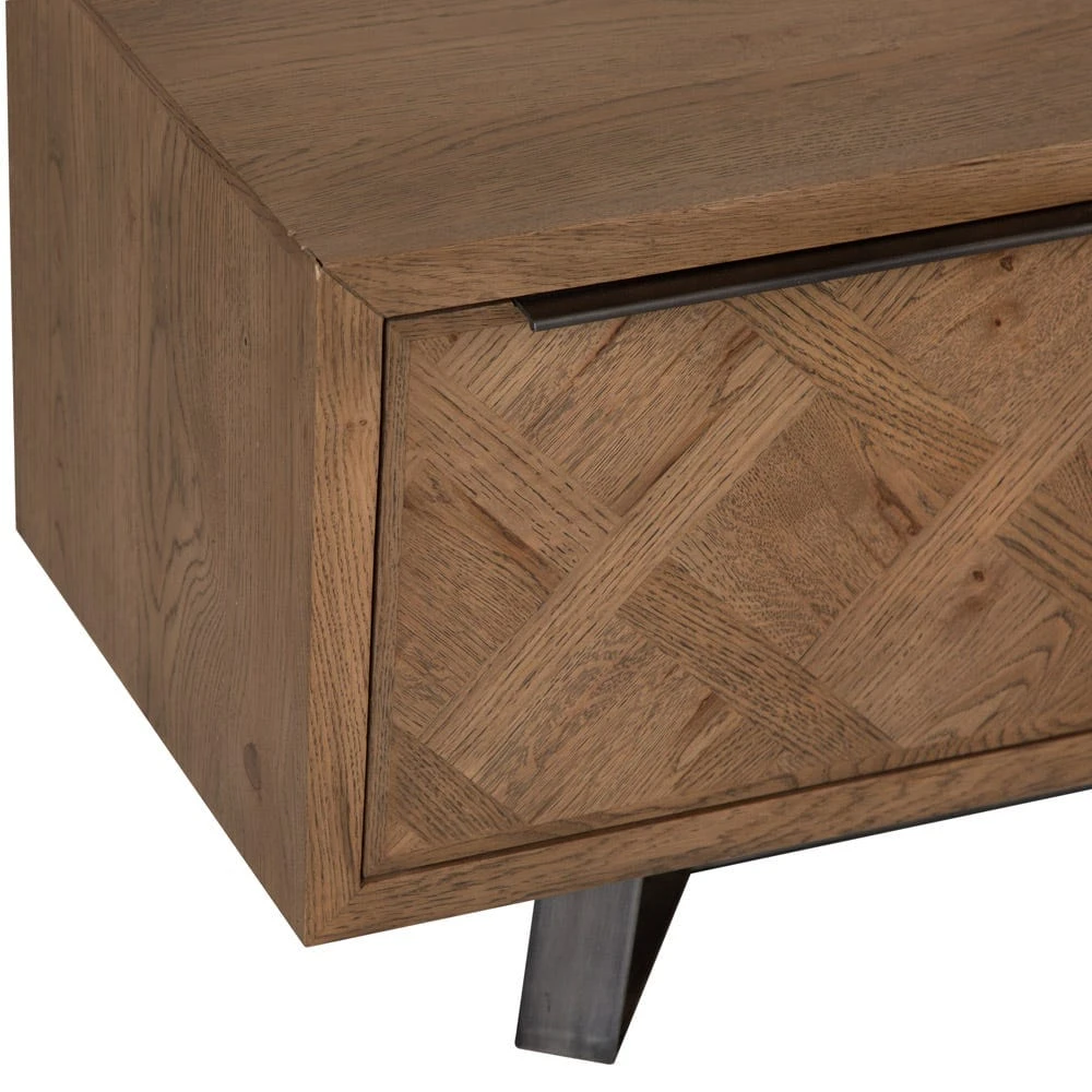 Industrial Oak Large TV Unit 10 Industrial Oak Large TV Unit - Image 10