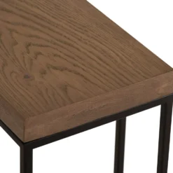 Industrial Oak Telephone Table -Furniture Specialty Store ibia 134