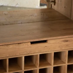 Industrial Oak Extra Large Tall Drinks Cabinet -Furniture Specialty Store ibia 46