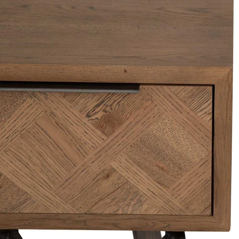 Industrial Oak Large Lamp Table 7 Industrial Oak Large Lamp Table - Image 7