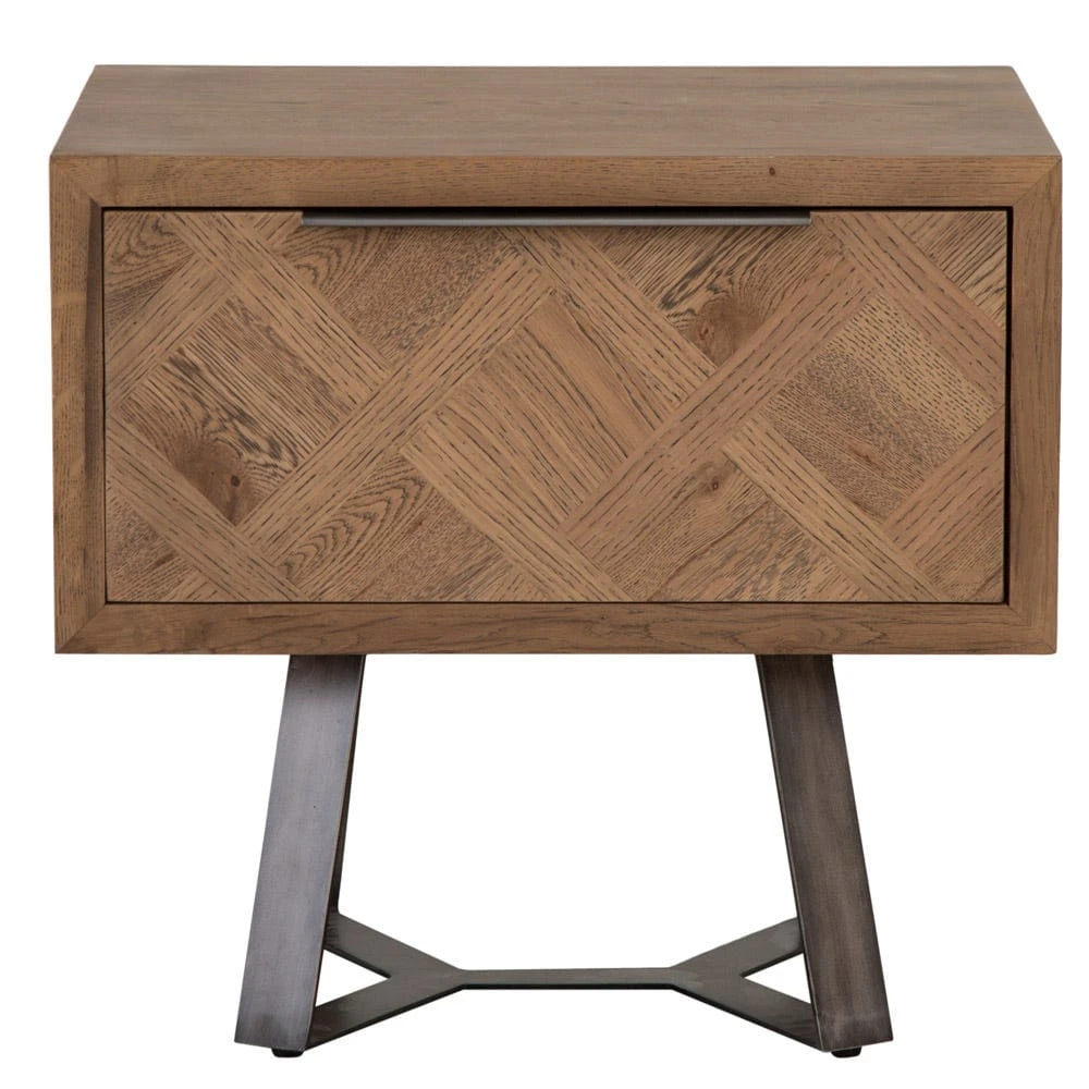 Industrial Oak Large Lamp Table 11 Industrial Oak Large Lamp Table - Image 11