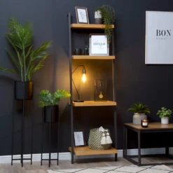 Urban Industrial Oak Bookcase