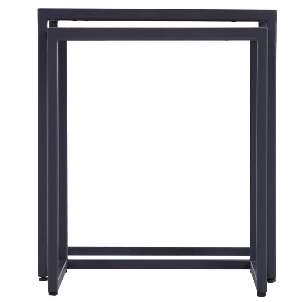 Urban Industrial Oak Nest Of 2 Tables 7 Urban Industrial Oak Nest Of 2 Tables - Image 7