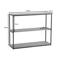 Urban Industrial Oak Small Bookcase -Furniture Specialty Store ie sbc dimensions