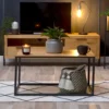 Urban Industrial Oak Small Coffee Table