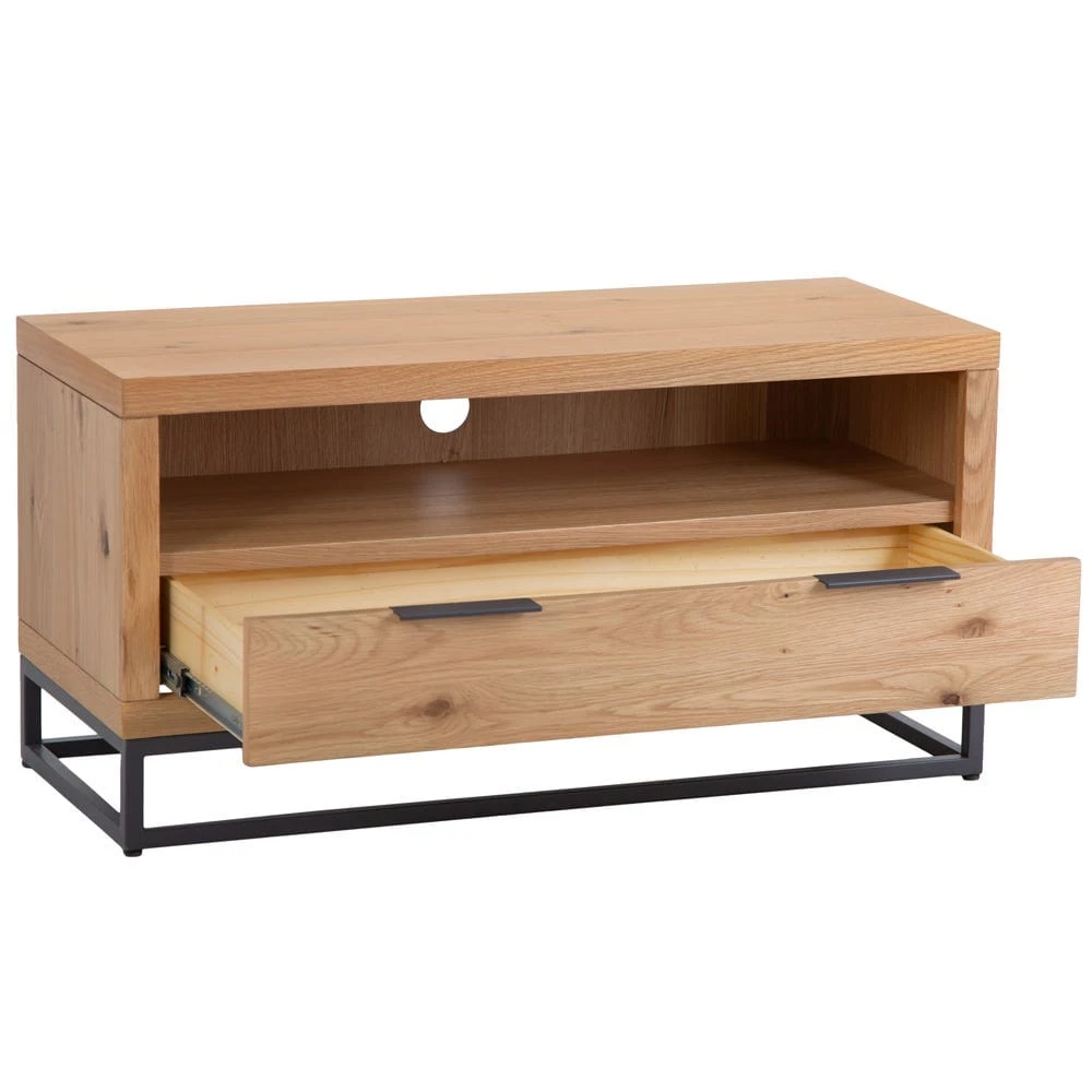 Urban Industrial Oak Small TV Unit 3 Urban Industrial Oak Small TV Unit - Image 3