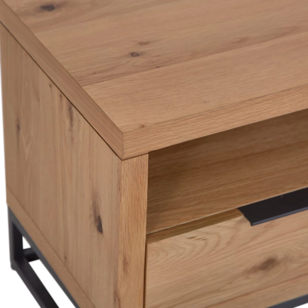 Urban Industrial Oak Small TV Unit 6 Urban Industrial Oak Small TV Unit - Image 6