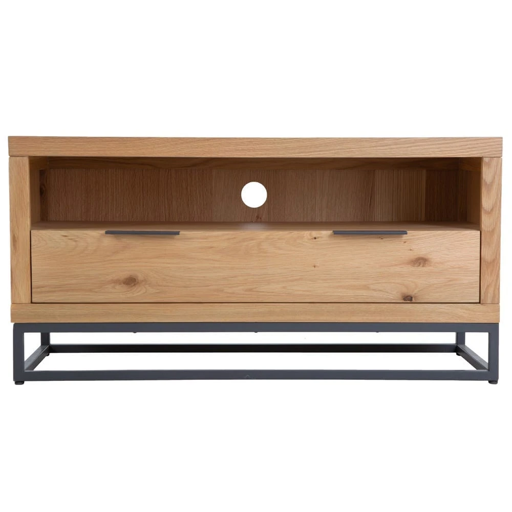 Urban Industrial Oak Small TV Unit 9 Urban Industrial Oak Small TV Unit - Image 9