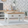 Hampshire Grey Painted Oak Coffee Table With Drawers