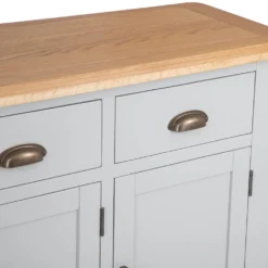 Hampshire Grey Painted Oak 4 Door Extra Large Sideboard 19 Hampshire Grey Painted Oak 4 Door Extra Large Sideboard -Furniture Specialty Store img 0690