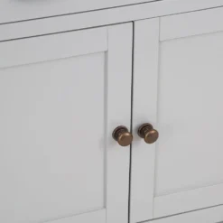 Hampshire Grey Painted Oak 4 Door Extra Large Sideboard 20 Hampshire Grey Painted Oak 4 Door Extra Large Sideboard -Furniture Specialty Store img 0691