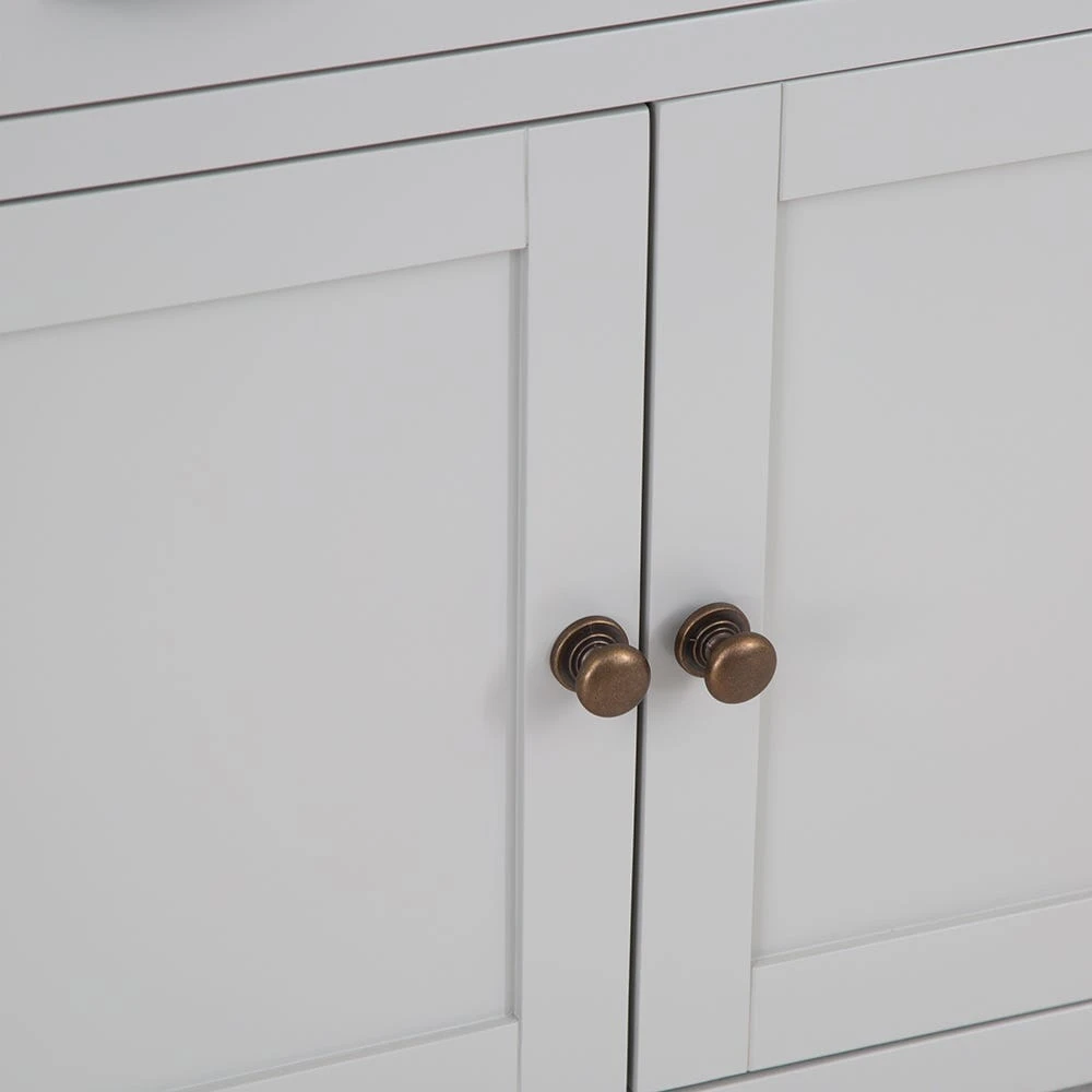 Hampshire Grey Painted Oak 4 Door Extra Large Sideboard 6 Hampshire Grey Painted Oak 4 Door Extra Large Sideboard - Image 6