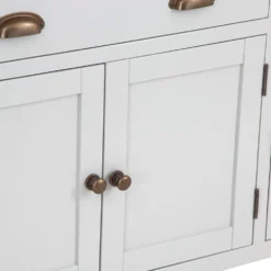 Hampshire Grey Painted Oak 4 Door Extra Large Sideboard 21 Hampshire Grey Painted Oak 4 Door Extra Large Sideboard -Furniture Specialty Store img 0695