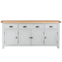 Hampshire Grey Painted Oak 4 Door Extra Large Sideboard 28 Hampshire Grey Painted Oak 4 Door Extra Large Sideboard -Furniture Specialty Store img 0696