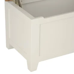 Hampshire Ivory Painted Oak Blanket Storage Box -Furniture Specialty Store img 0905
