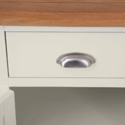 Hampshire Ivory Painted Oak Large Sideboard Wine Rack -Furniture Specialty Store img 0935