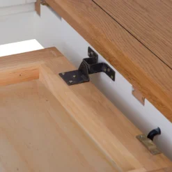 Hampshire Ivory Painted Oak 1.8m Cross Leg Extending Dining Table -Furniture Specialty Store img 0963