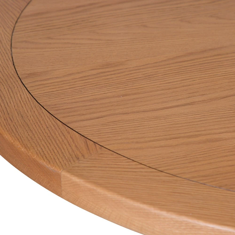 Hampshire Ivory Painted Oak Round Pedestal Extending Dining Table 10 Hampshire Ivory Painted Oak Round Pedestal Extending Dining Table - Image 10