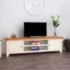 Hampshire Ivory Painted Oak Extra Large TV Unit