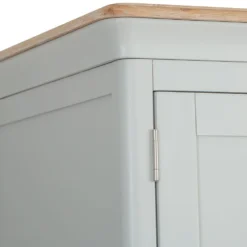 Ashbourne Grey Painted 2 Door Wardrobe With Drawer 18 Ashbourne Grey Painted 2 Door Wardrobe With Drawer -Furniture Specialty Store img 1664ash 107